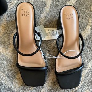 A New Day Black Sandals